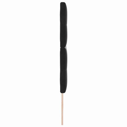 vidaXL LED Kopfteil mit LED-Lichtleisten Schwarz 200 cm Polyester