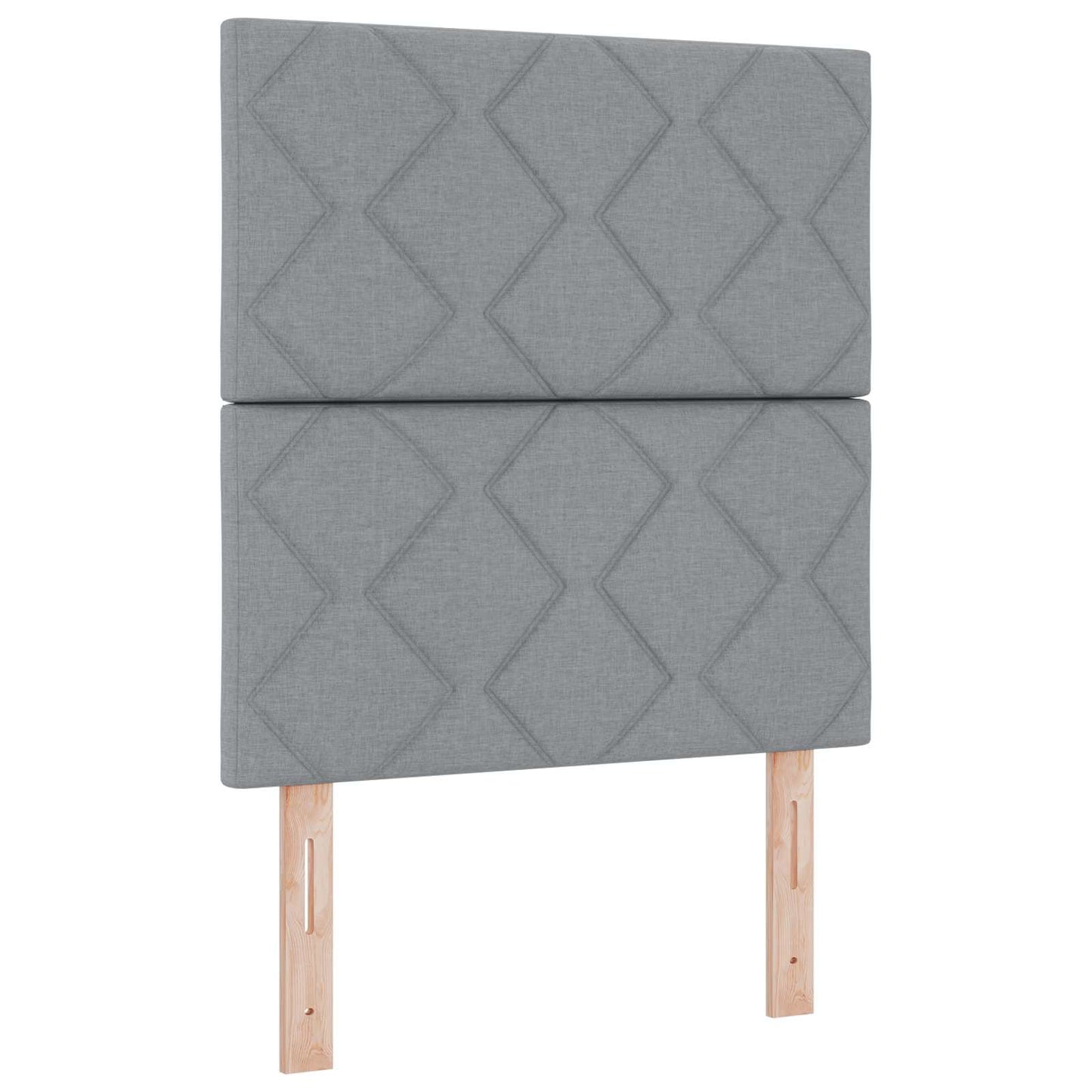 vidaXL Kopfteil mit Kopfteil Hellgrau 80 cm Stoff