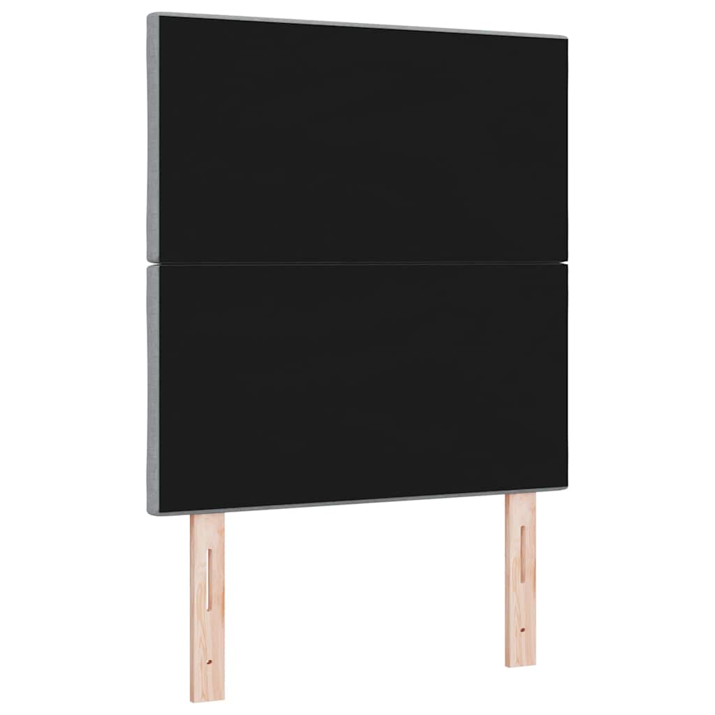 vidaXL Kopfteil mit Kopfteil Hellgrau 80 cm Stoff