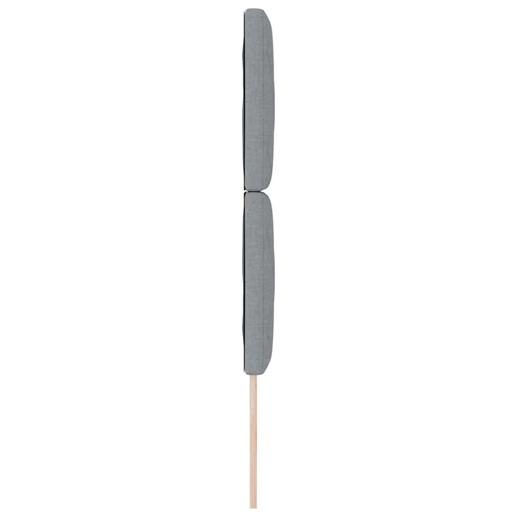 vidaXL Kopfteil mit Kopfteil Hellgrau 80 cm Stoff