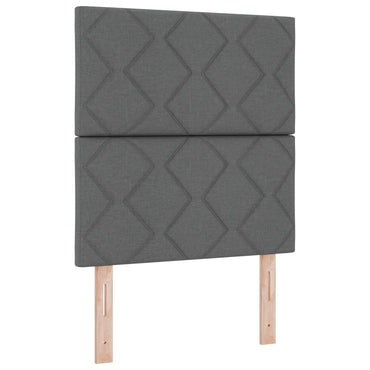 vidaXL Kopfteil mit Kopfteil Grau 80 cm Stoff