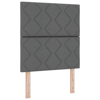 vidaXL Kopfteil mit Kopfteil Grau 80 cm Stoff