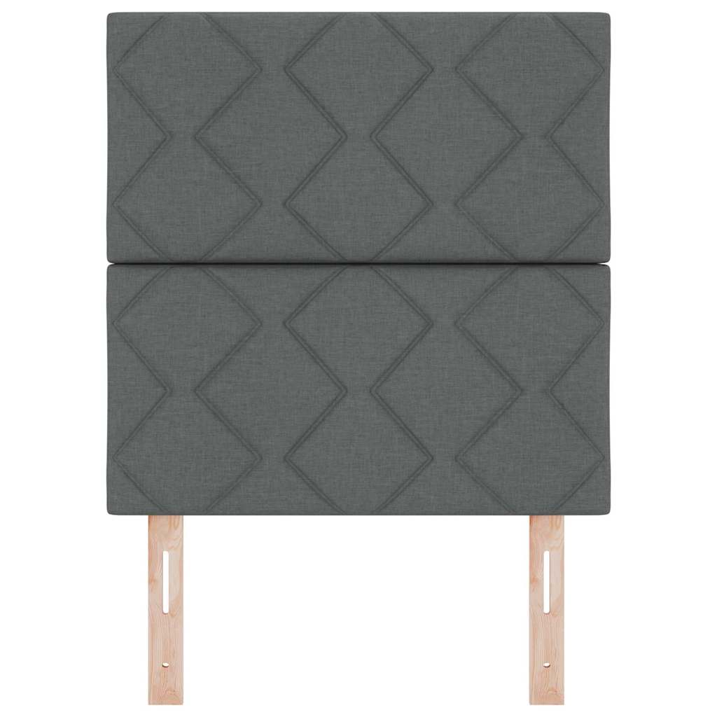 vidaXL Kopfteil mit Kopfteil Grau 80 cm Stoff