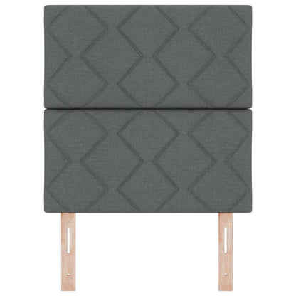 vidaXL Kopfteil mit Kopfteil Grau 80 cm Stoff