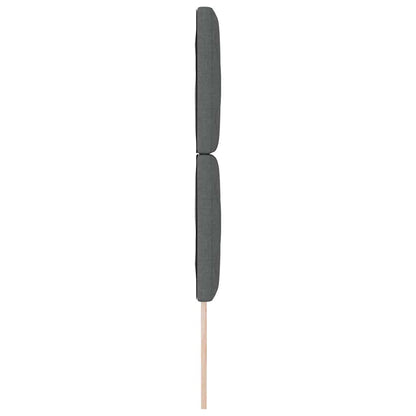 vidaXL Kopfteil mit Kopfteil Grau 80 cm Stoff