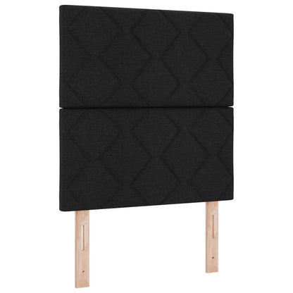 vidaXL Kopfteil mit Kopfteil Schwarz 80 cm Stoff