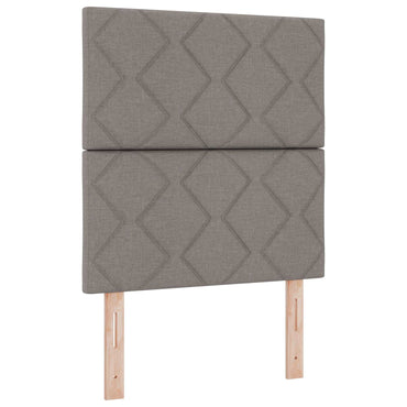 vidaXL Kopfteil mit Kopfteil Taupe 80 cm Stoff