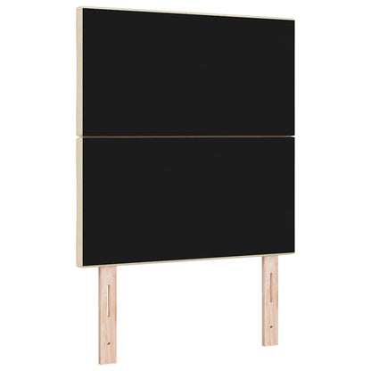 vidaXL Kopfteil mit Kopfteil Creme 80 cm Stoff
