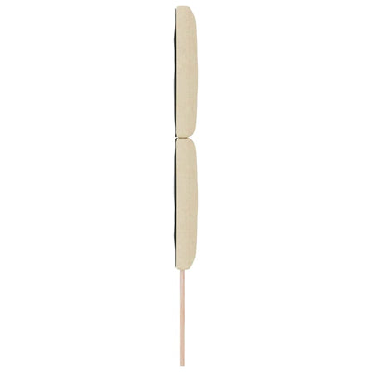 vidaXL Kopfteil mit Kopfteil Creme 80 cm Stoff
