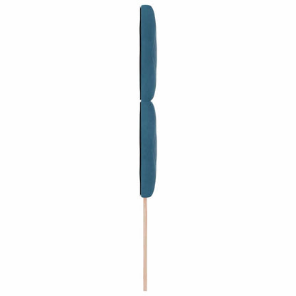 vidaXL LED Kopfteil Dunkelblau 90 cm Kunstleder