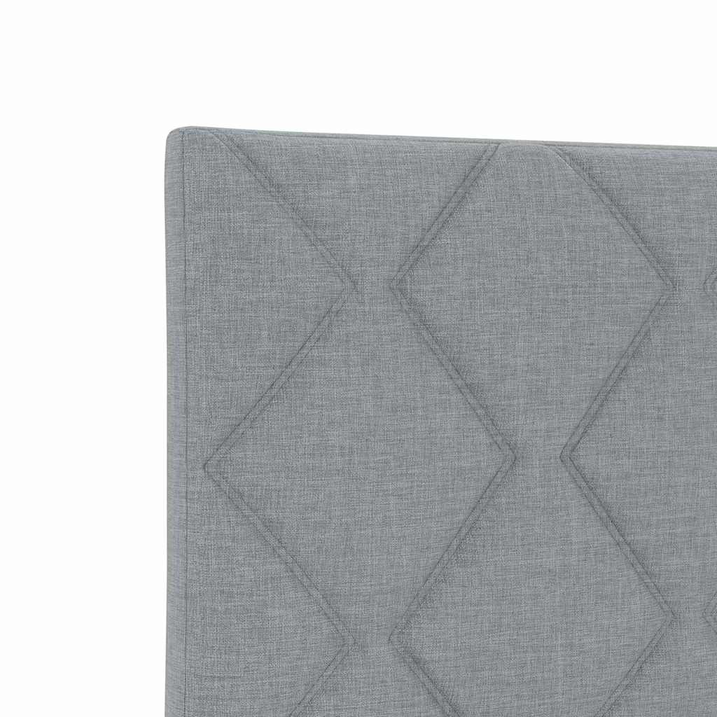 vidaXL Kopfteil Hellgrau 100 cm Stoff