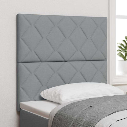 vidaXL Kopfteil Hellgrau 100 cm Stoff