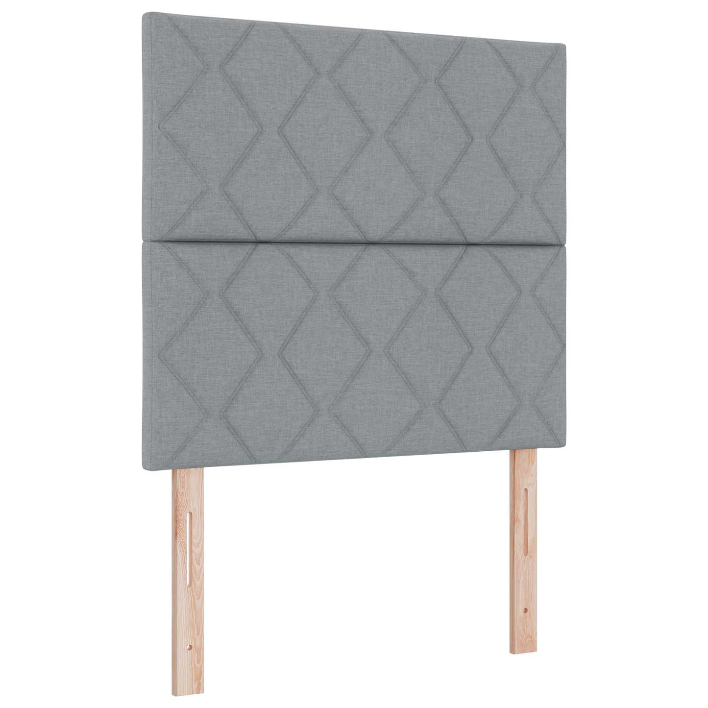 vidaXL Kopfteil Hellgrau 100 cm Stoff