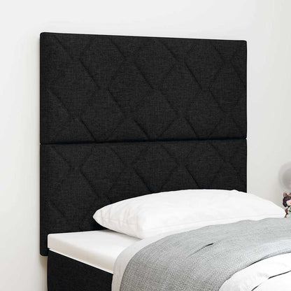vidaXL Kopfteil Schwarz 100 cm Stoff