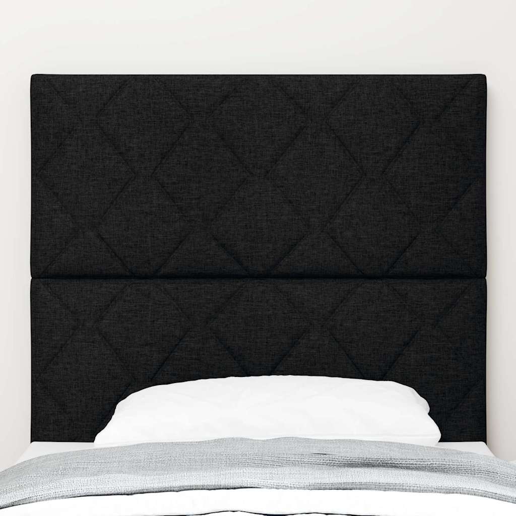 vidaXL Kopfteil Schwarz 100 cm Stoff