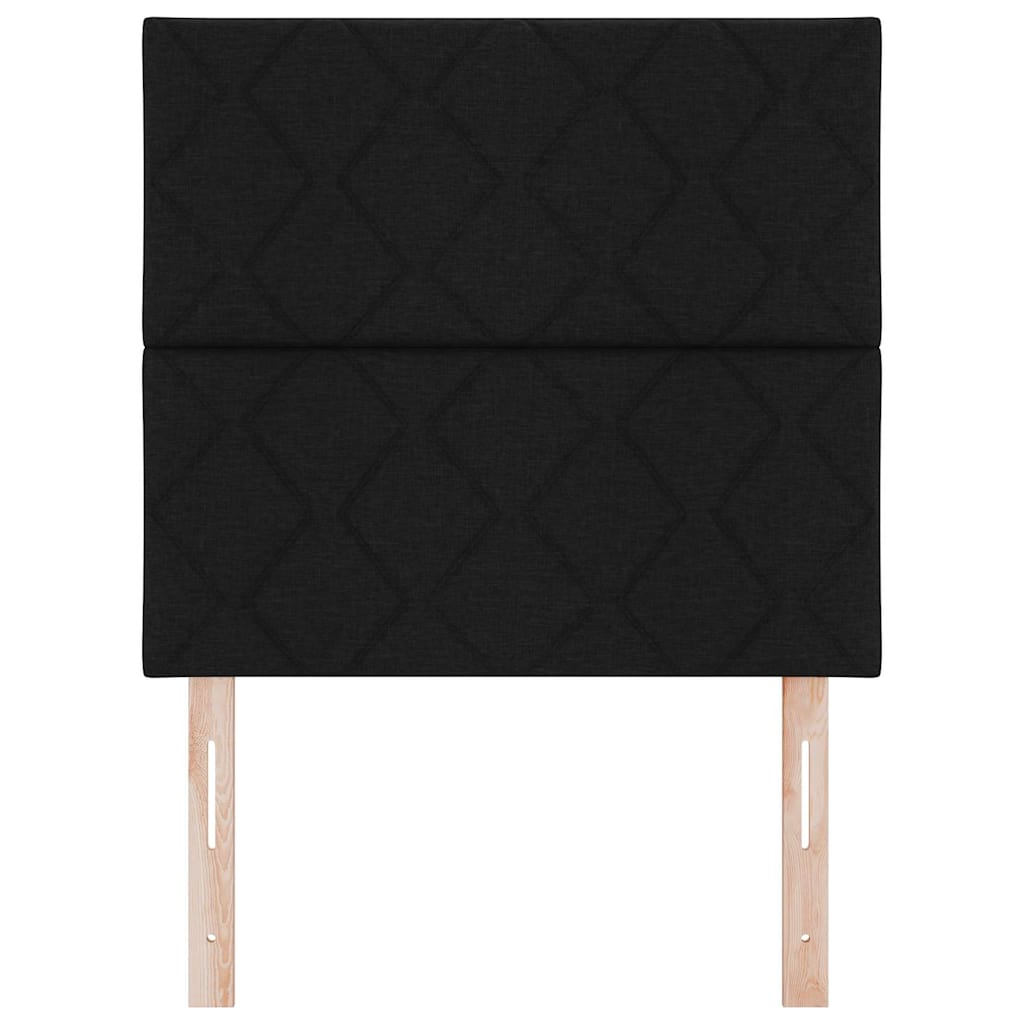 vidaXL Kopfteil Schwarz 100 cm Stoff