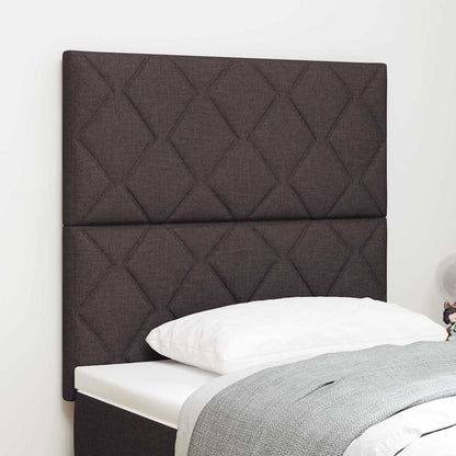vidaXL Kopfteil Braun 100 cm Stoff