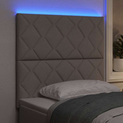 vidaXL Kopfteil Taupe 100 cm Stoff