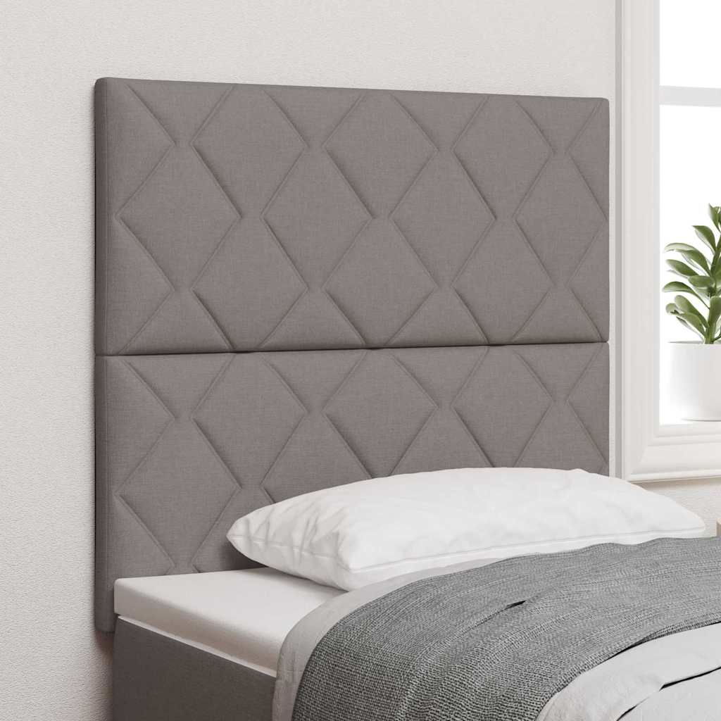vidaXL Kopfteil Taupe 100 cm Stoff