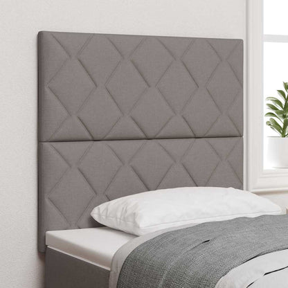 vidaXL Kopfteil Taupe 100 cm Stoff