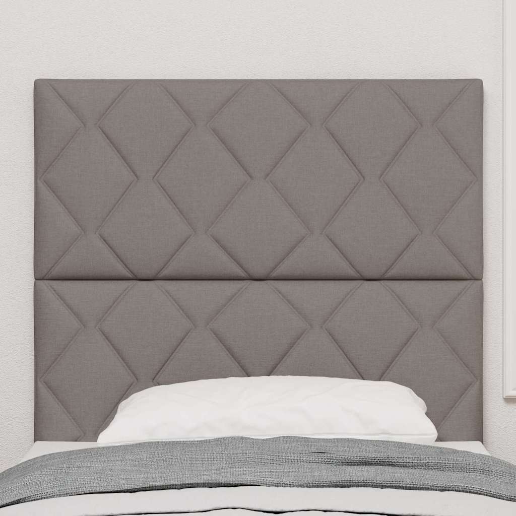 vidaXL Kopfteil Taupe 100 cm Stoff