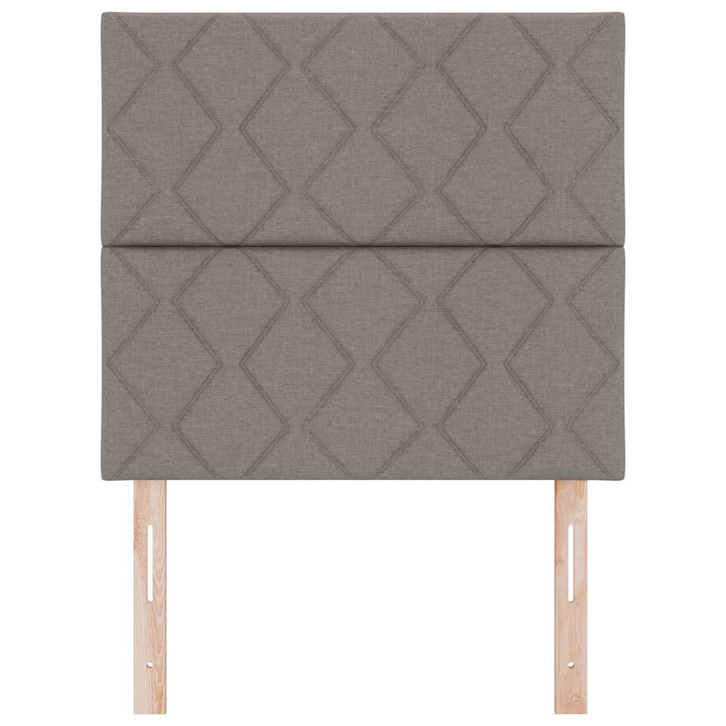 vidaXL Kopfteil Taupe 100 cm Stoff