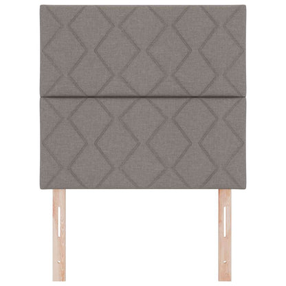 vidaXL Kopfteil Taupe 100 cm Stoff