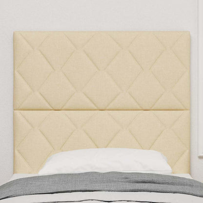 vidaXL Kopfteil Creme 100 cm Stoff