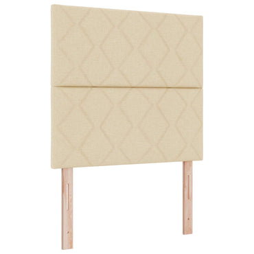 vidaXL Kopfteil Creme 100 cm Stoff