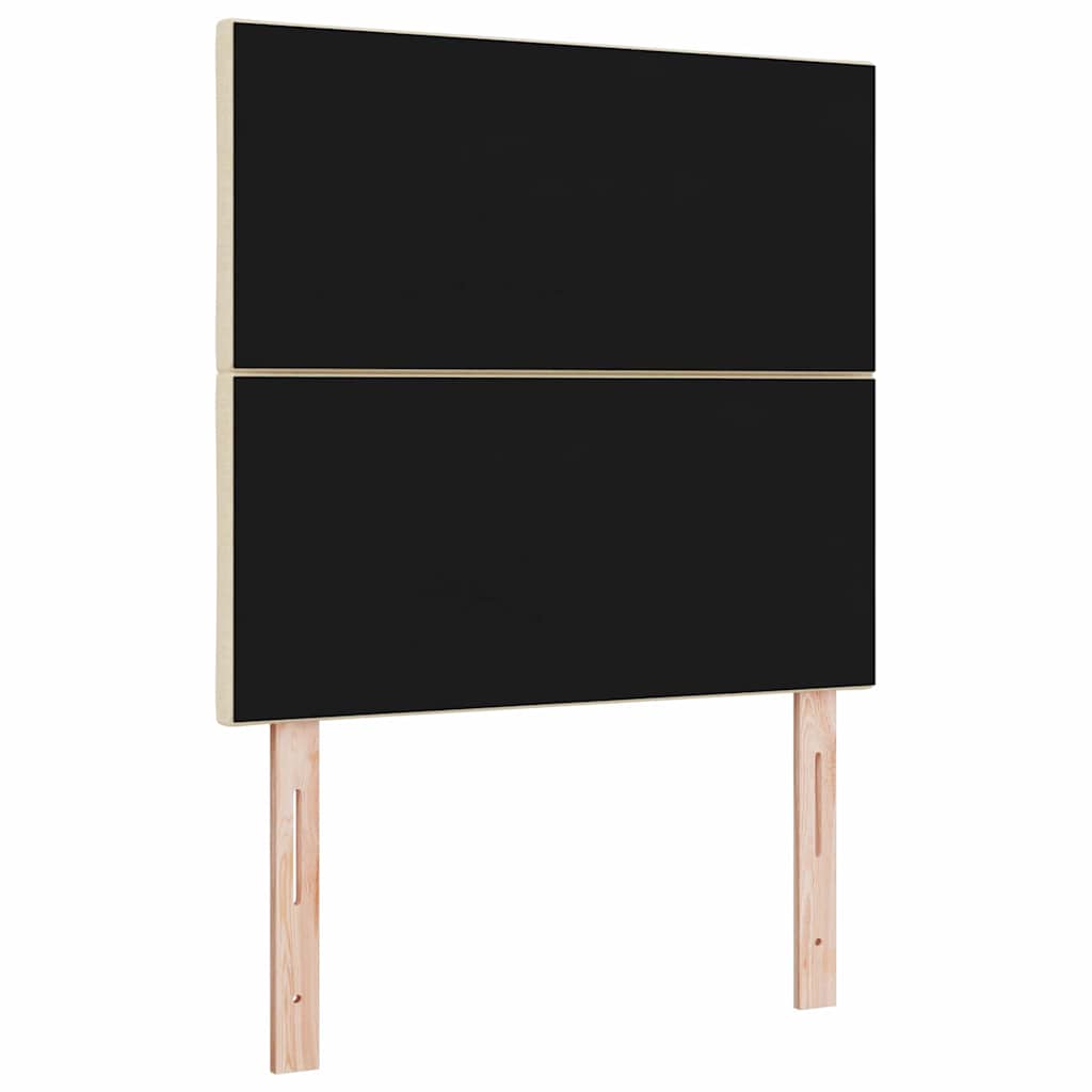 vidaXL Kopfteil Creme 100 cm Stoff