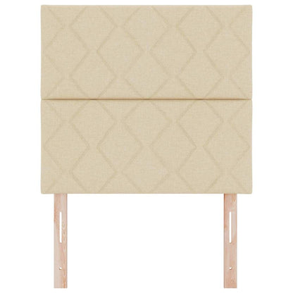vidaXL Kopfteil Creme 100 cm Stoff