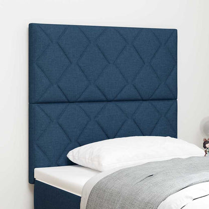 vidaXL Kopfteil Blau 100 cm Stoff