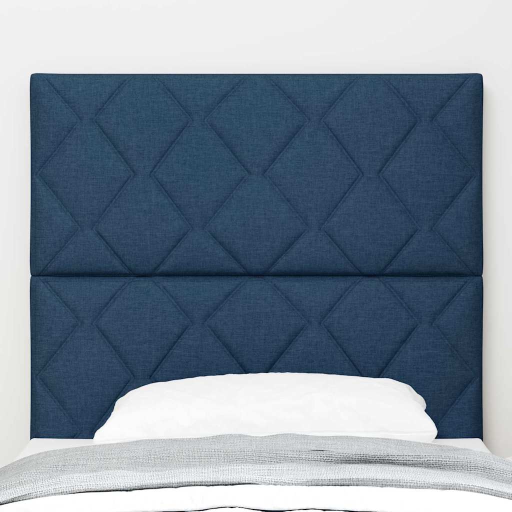 vidaXL Kopfteil Blau 100 cm Stoff