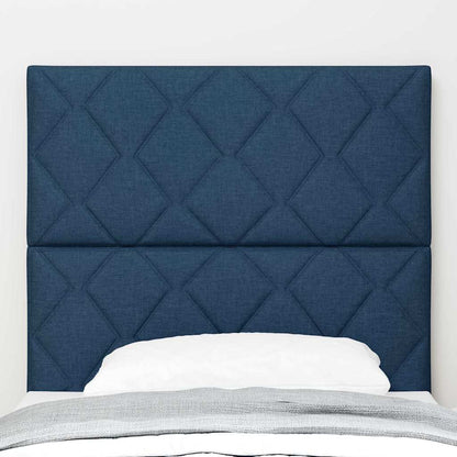 vidaXL Kopfteil Blau 100 cm Stoff