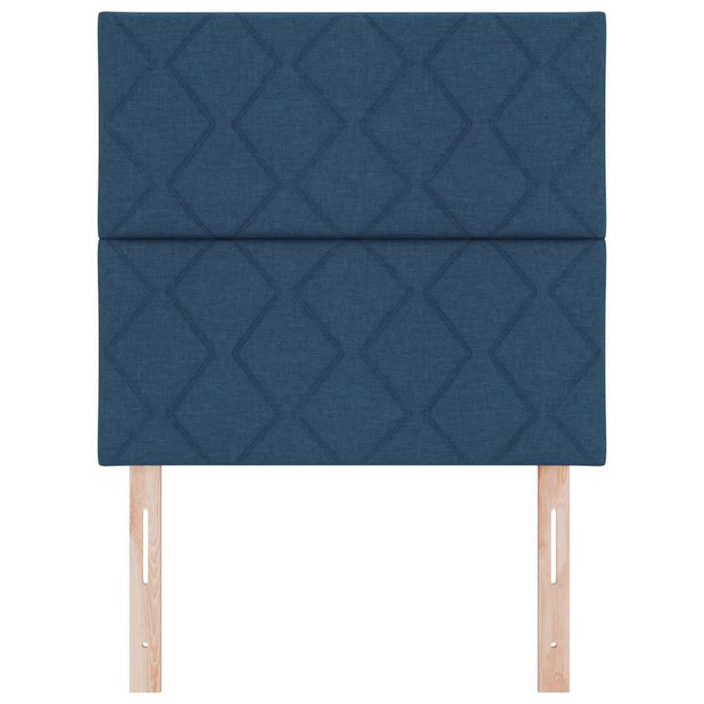 vidaXL Kopfteil Blau 100 cm Stoff