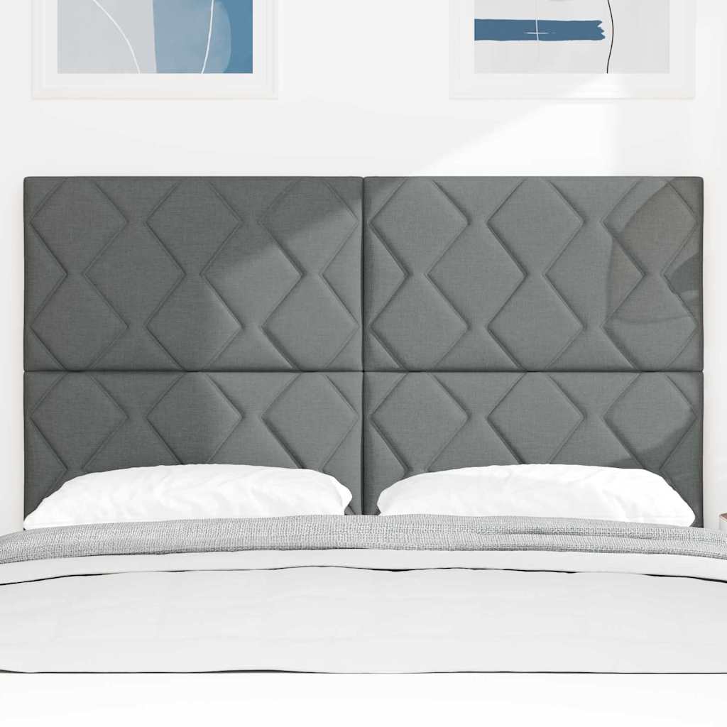 vidaXL Kopfteil Grau 160 cm Stoff