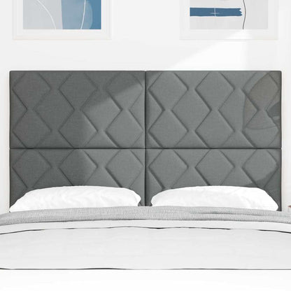 vidaXL Kopfteil Grau 160 cm Stoff