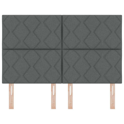 vidaXL Kopfteil Grau 160 cm Stoff