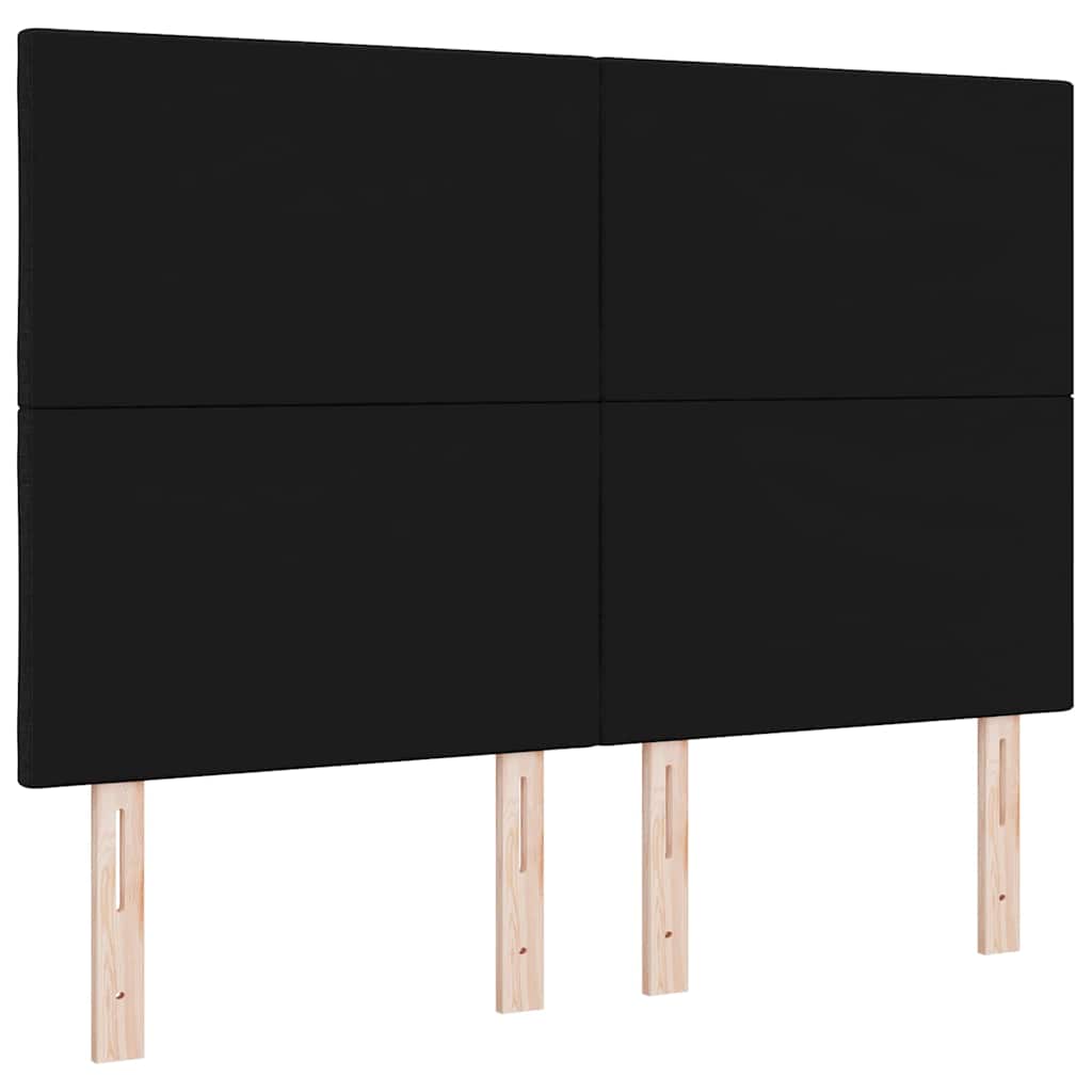 vidaXL Kopfteil Schwarz 160 cm Stoff