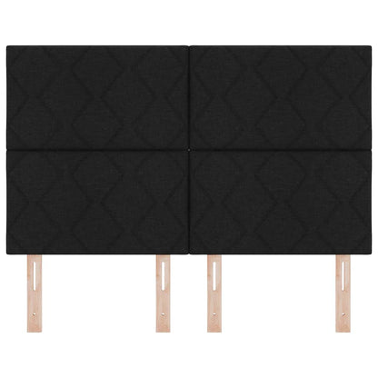 vidaXL Kopfteil Schwarz 160 cm Stoff
