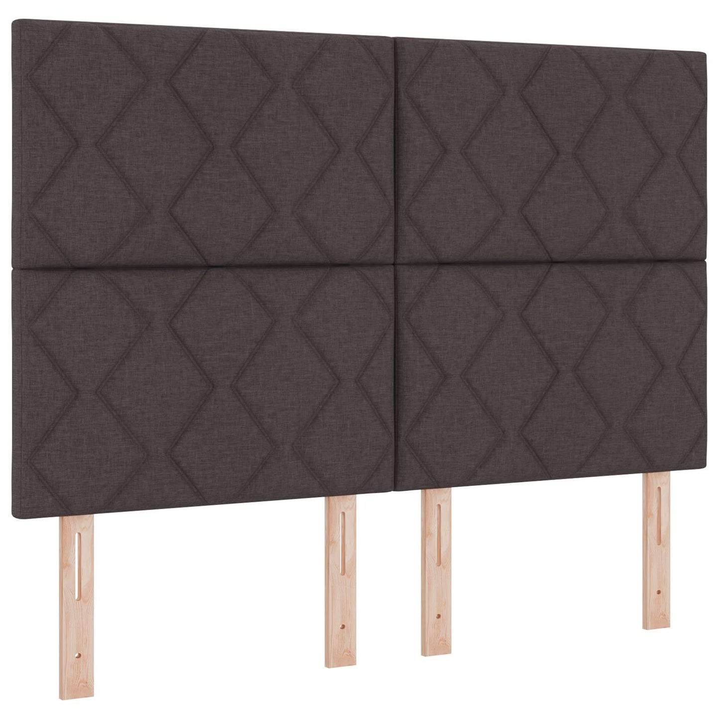vidaXL Kopfteil Braun 160 cm Stoff
