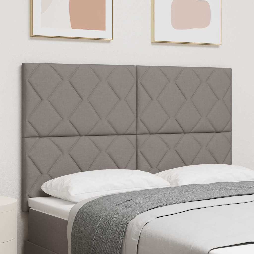 vidaXL Kopfteil Taupe 160 cm Stoff