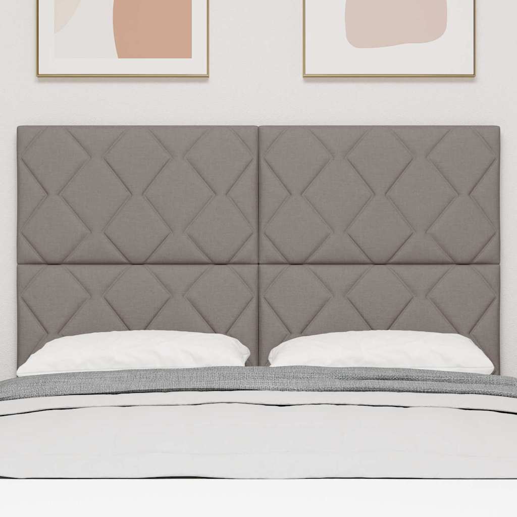 vidaXL Kopfteil Taupe 160 cm Stoff