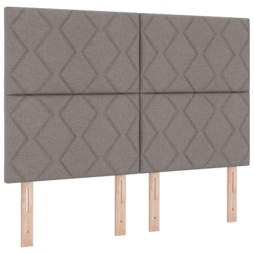 vidaXL Kopfteil Taupe 160 cm Stoff