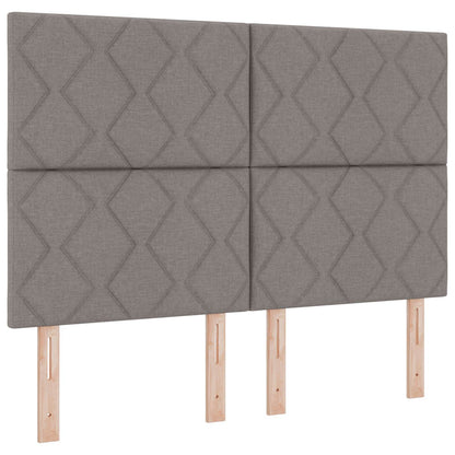 vidaXL Kopfteil Taupe 160 cm Stoff