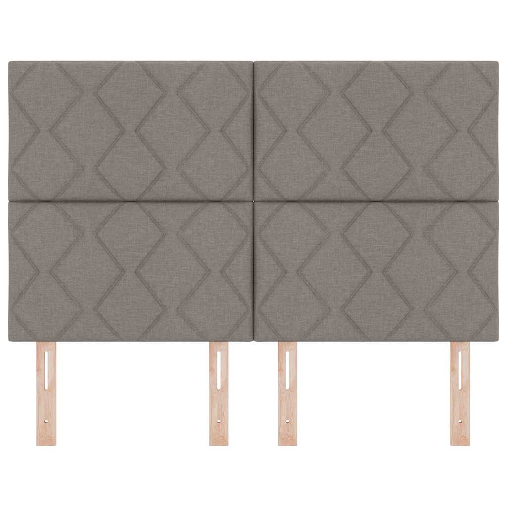 vidaXL Kopfteil Taupe 160 cm Stoff