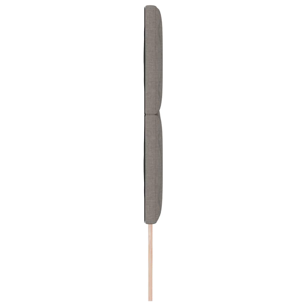vidaXL Kopfteil Taupe 160 cm Stoff