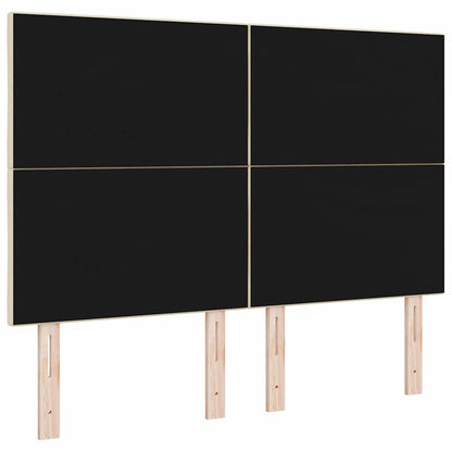 vidaXL Kopfteil Creme 160 cm Stoff