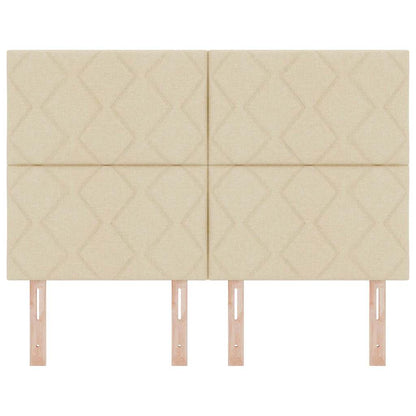 vidaXL Kopfteil Creme 160 cm Stoff