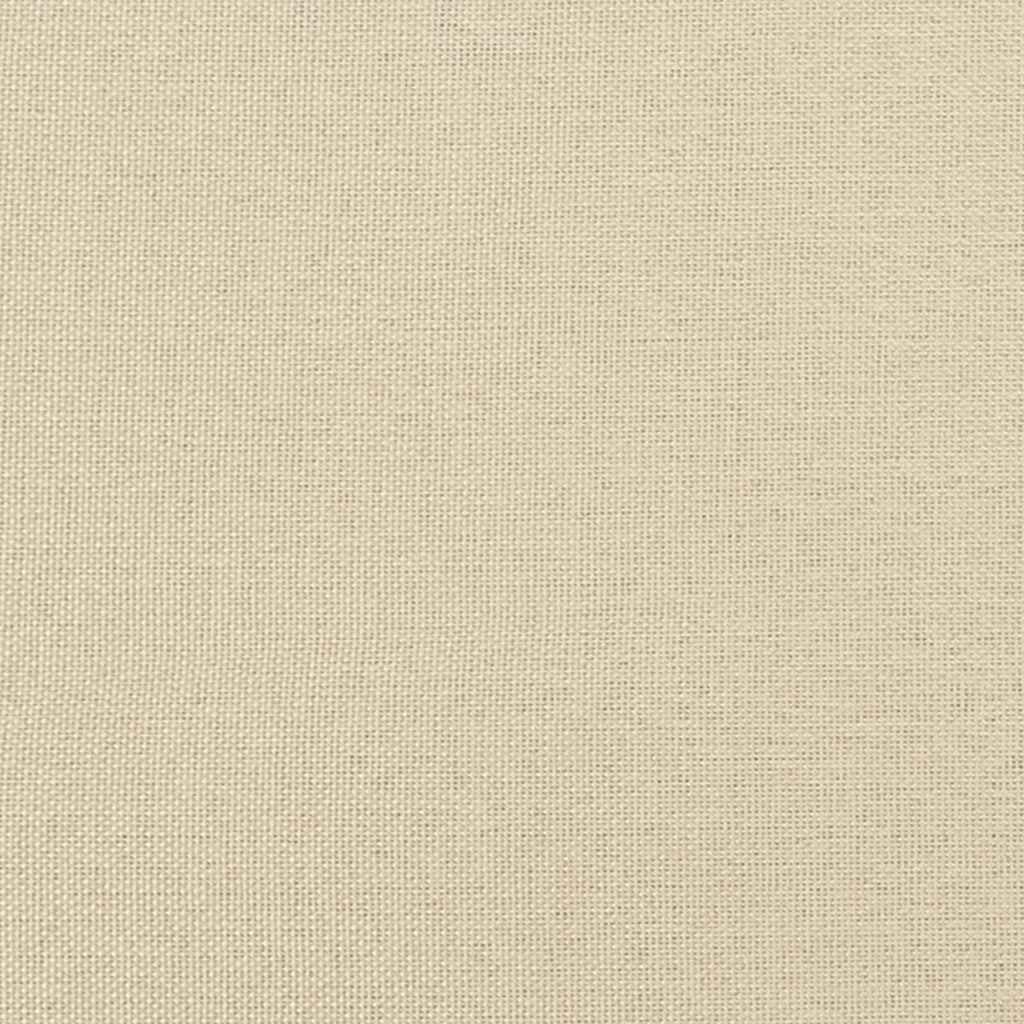 vidaXL Kopfteil Creme 160 cm Stoff